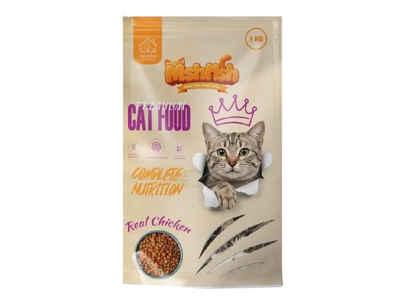 طعام القطط الجاف MshMsh Real Chicken - ١ كجم | تغذية متكاملة لقطط صحية — تفاصيل
